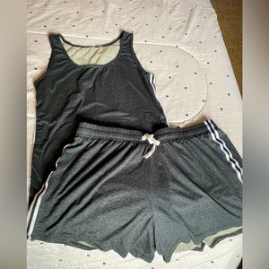 Grey Workout Matching Set